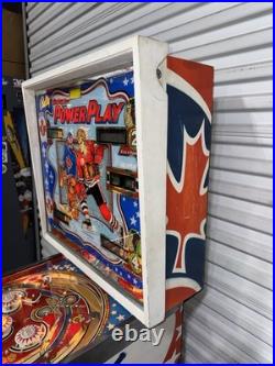 Bobby Orr's Power Play Pinball Machine Bally Orange County Pinballs Free Ship