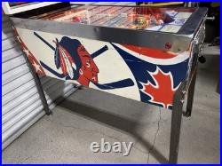 Bobby Orr's Power Play Pinball Machine Bally Orange County Pinballs Free Ship