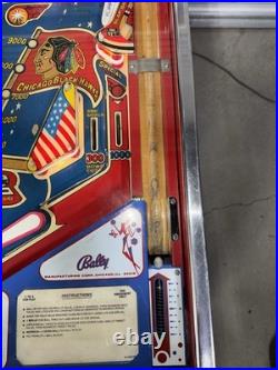 Bobby Orr's Power Play Pinball Machine Bally Orange County Pinballs Free Ship