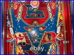 Bobby Orr's Power Play Pinball Machine Bally Orange County Pinballs Free Ship