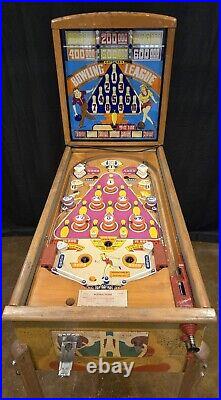 Bowling League Flipperless (Pinball) Machine (Gottlieb) 1947 RESTORED