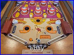 Bowling League Flipperless (Pinball) Machine (Gottlieb) 1947 RESTORED