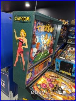 Breakshot Pinball Machine Capcom 1996 Orange County Pinballs Free Ship Billiards