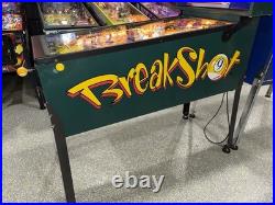 Breakshot Pinball Machine Capcom 1996 Orange County Pinballs Free Ship Billiards