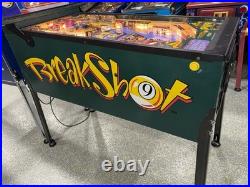 Breakshot Pinball Machine Capcom 1996 Orange County Pinballs Free Ship Billiards