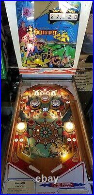 Buccaneer Electro-Mechanical Pinball Machine (Gottlieb) 1976 Restored