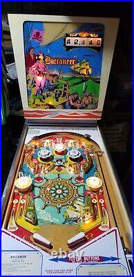 Buccaneer Electro-Mechanical Pinball Machine (Gottlieb) 1976 Restored