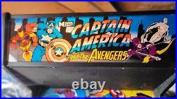 CAPTAIN AMERICA 4 player ARCADE MACHINE by DATA EAST 1991 working nice