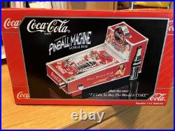 CIB 1998 Coca-Cola Pinball Machine COA Musical Bank Lights Up & Plays