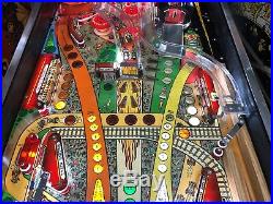 COMET PINBALL MACHINE by WILLIAMS ROLLERCOASTER THEME SHOPPED & LED UPGRADED