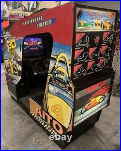 CONTINENTAL CIRCUIT ARCADE MACHINE by TAITO 1989 (Excellent Condition) RARE