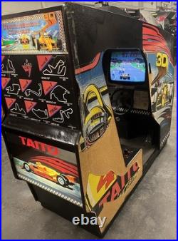 CONTINENTAL CIRCUIT ARCADE MACHINE by TAITO 1989 (Excellent Condition) RARE