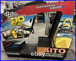 CONTINENTAL CIRCUIT ARCADE MACHINE by TAITO 1989 (Excellent Condition) RARE