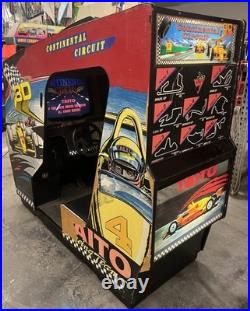 CONTINENTAL CIRCUIT ARCADE MACHINE by TAITO 1989 (Excellent Condition) RARE