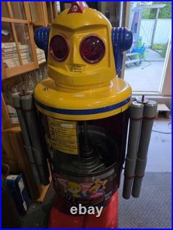 COTTON CANDY COIN OP VENDING MACHINE by TARGET INT. Robbie The Robot RARE