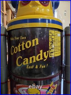 COTTON CANDY COIN OP VENDING MACHINE by TARGET INT. Robbie The Robot RARE