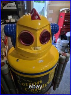 COTTON CANDY COIN OP VENDING MACHINE by TARGET INT. Robbie The Robot RARE