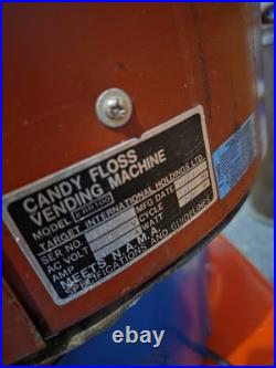 COTTON CANDY COIN OP VENDING MACHINE by TARGET INT. Robbie The Robot RARE