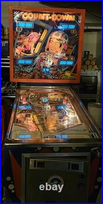 COUNTDOWN Pinball Machine GOTTLIEB 1979 Fully Functional Will DELIVER SEE DESC