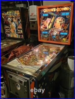 COUNTDOWN Pinball Machine GOTTLIEB 1979 Fully Functional Will DELIVER SEE DESC