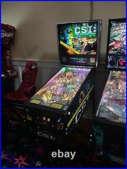 CSI Pinball Machine with Lots of Extras STERN