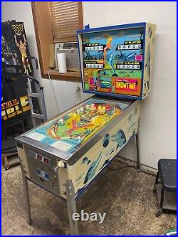 CUTE 1974 Chicago Coin SHOWTIME pinball machine Shopped LED'ed FREE SHIPPING