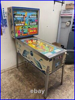 CUTE 1974 Chicago Coin SHOWTIME pinball machine Shopped LED'ed FREE SHIPPING