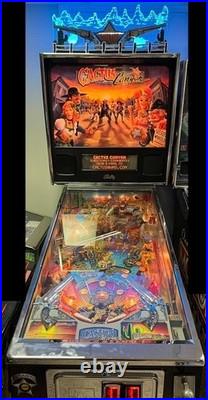 Cactus Canyon Original 1998 Bally Pinball Machine Used Restored Chrome Armor