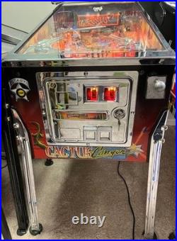 Cactus Canyon Original 1998 Bally Pinball Machine Used Restored Chrome Armor