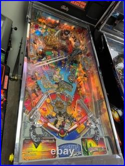Cactus Canyon Original 1998 Bally Pinball Machine Used Restored Chrome Armor