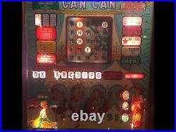 Can-Can bingo pinball machine