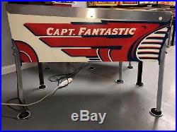 Captain Fantastic Bally Pinball Machine Leds Very Nice $399 Shipping