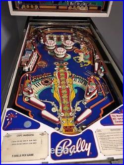 Captain Fantastic Bally Pinball Machine Leds Very Nice $399 Shipping