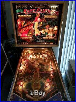 Captain Fantastic Elton John pinball machine. Full working condition