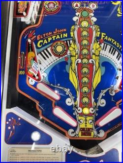 Captain Fantastic Pinball Machine Bally 1976 Orange County Pinballs Free Ship