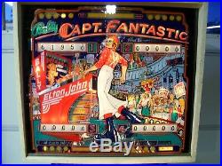 Captain Fantastic Pinball Machine By Bally