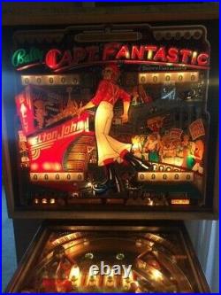 Captain Fantastic Pinball Machine Coin Op Bally 1976