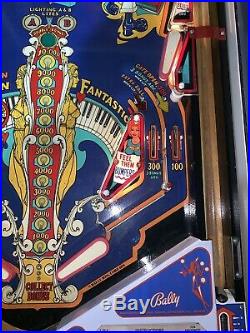 Captain Fantastic Pinball Machine Coin Op Bally 1976 Free Shipping Elton John