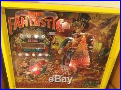 Captain Fantastic pinball machine Elton John Bally