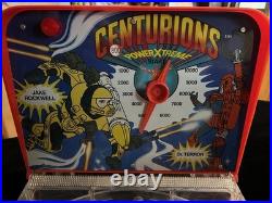 Centurions Power XTreme 1986 Pinball Game #1656. Excellent Condition. No Cracks Centurions Power XTreme 1986 Pinball Game #1656. Excellent Condition. No Cracks