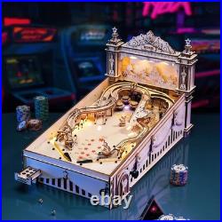 Challenging 3D Pinball Machine Wooden Puzzle for Adults Enhance Skills & Fun