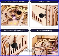Challenging 3D Pinball Machine Wooden Puzzle for Adults Enhance Skills & Fun