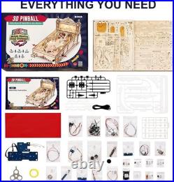 Challenging 3D Pinball Machine Wooden Puzzle for Adults Enhance Skills & Fun