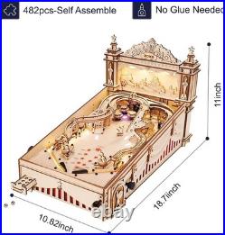 Challenging 3D Pinball Machine Wooden Puzzle for Adults Enhance Skills & Fun