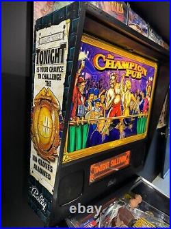 Champion Pub Pinball Machine 1998 LEDS Free Ship Orange County Pinballs