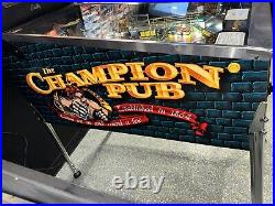 Champion Pub Pinball Machine 1998 LEDS Free Ship Orange County Pinballs