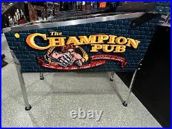 Champion Pub Pinball Machine 1998 LEDS Free Ship Orange County Pinballs