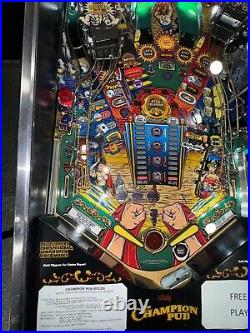 Champion Pub Pinball Machine 1998 LEDS Free Ship Orange County Pinballs