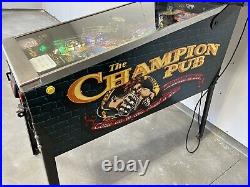 Champion Pub Pinball Machine Boxing 1998 Free Shipping LEDs