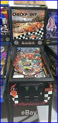 Checkpoint Pinball Machine By Data East Aircooled Porsche VW Clyde Berg
